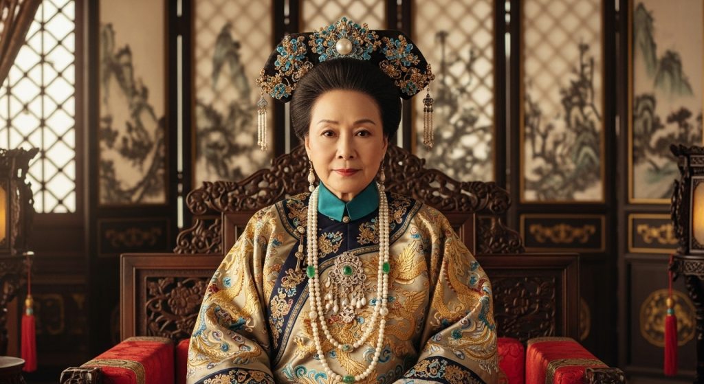 Từ Hy Thái hậu cũng là mẹ bạn trong kiếp đó. Bạn là vua, đã nhường quyền nhiếp chính cho mẹ. 